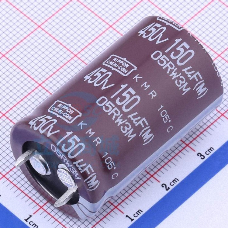 EKMR451VSN151MP35S 参数150uF 450V22x35mm 牛角型电解电容器
