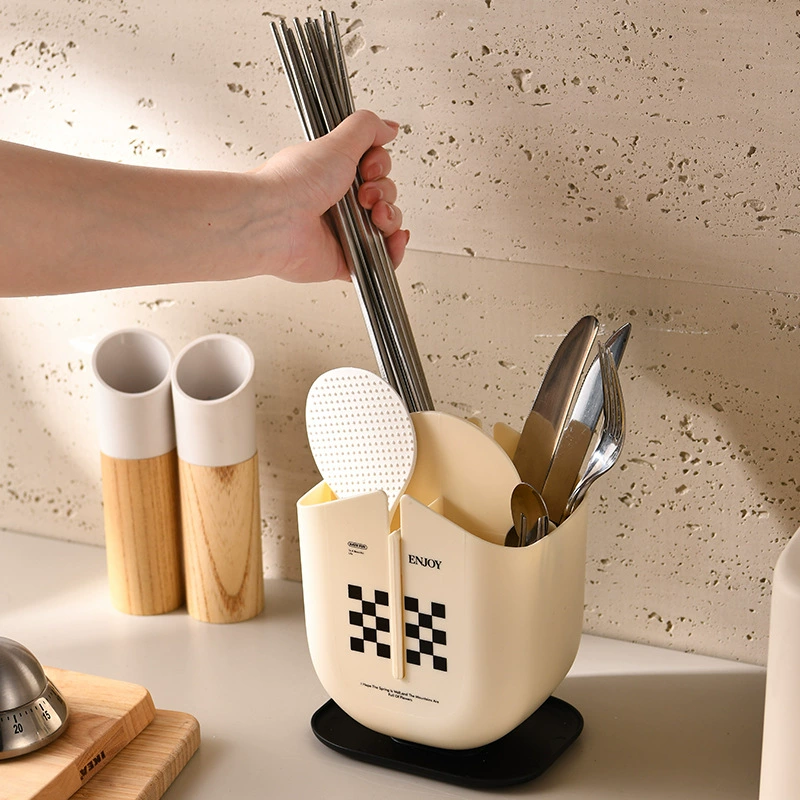 Creative chopsticks for home use, table spoon, universal drying rack, tableware, storage box