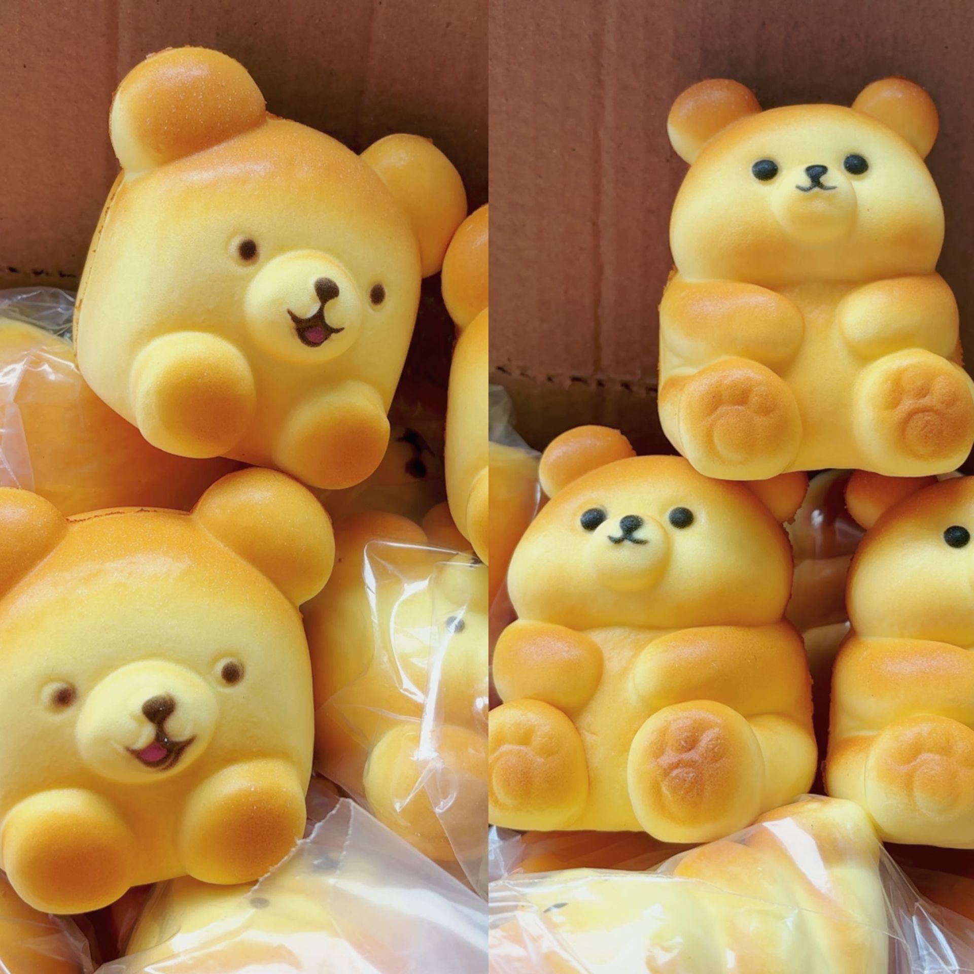 물에 젖고 부드러운 동물의 느린 리바운드 무작위 1개