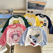 2025秋季儿童长袖t恤春打底衫纯棉婴儿新款男童上衣女宝宝服童装