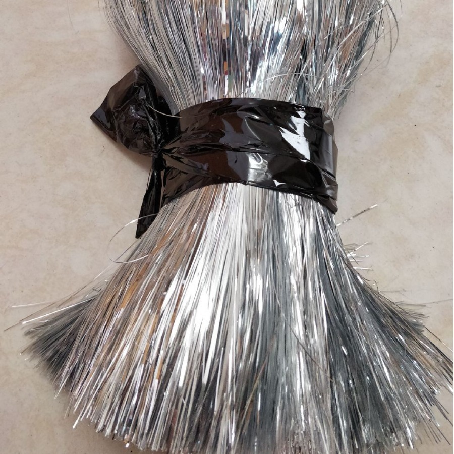 淡金纸切丝圣诞红亮丝散装线金属蓝丝无绕纸塔轴圣诞深草绿碎纸片