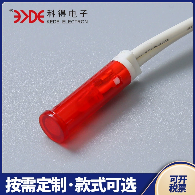 Заводская поставка K60 индикатор красный пластиковый корпус с линейным индикатором неоновый светодиодный электрический индикатор