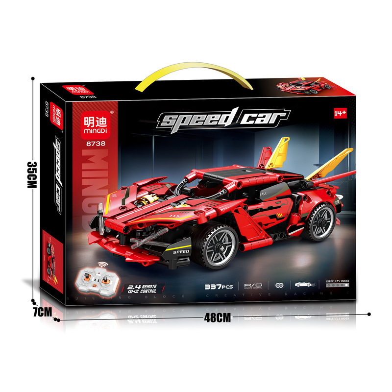 2.4 グラムリモコンビルディングブロックタンクスポーツカーモデル組み立てと挿入子供のおもちゃ学生ギフト|undefined