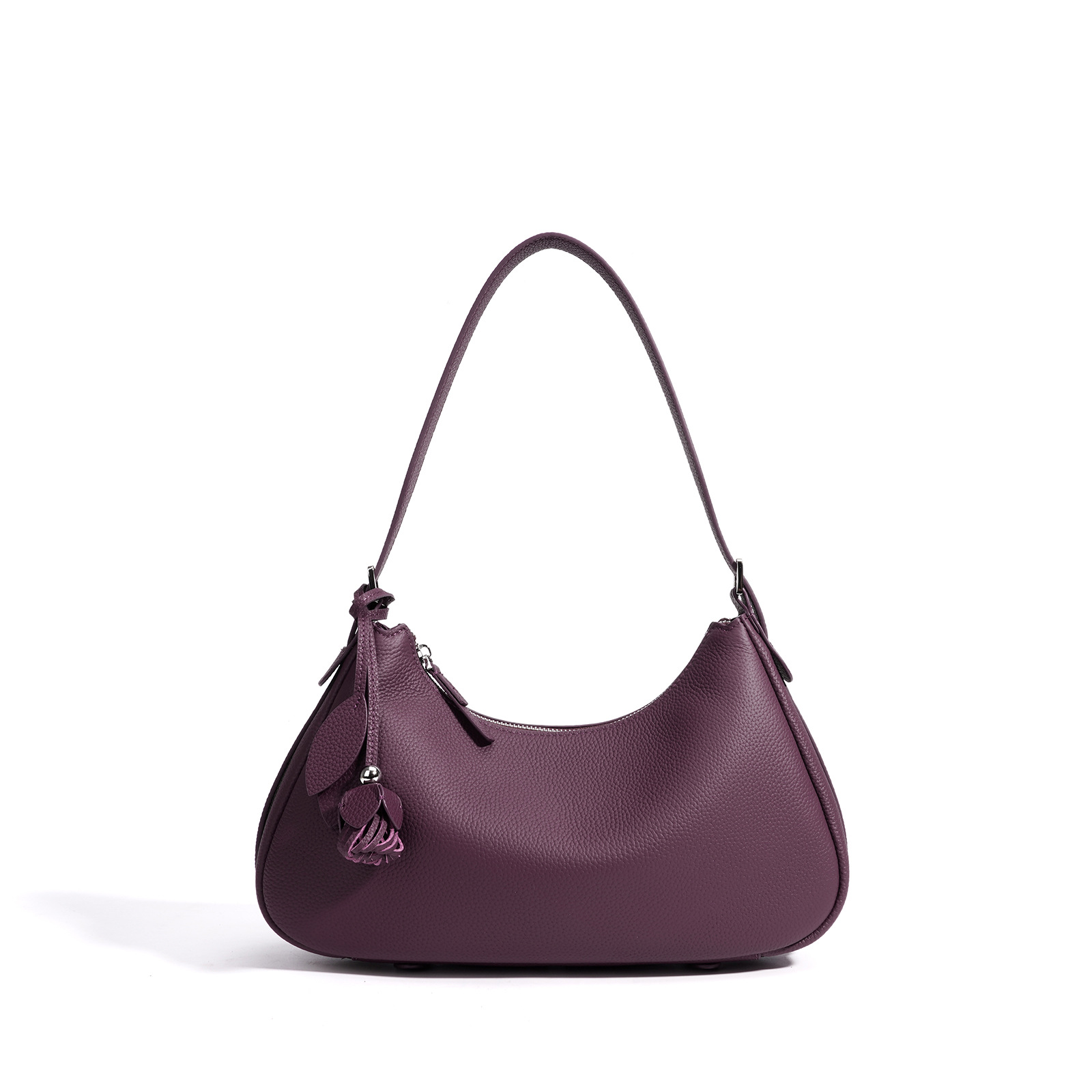 2026 Early Spring New Crescent Baguette Underarm Bag Niche Minimalist Design Candy Color Handbag Shoulder Bag For Women - Thumbnail 8