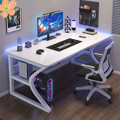 E-sports Table Computer Desk Desktop Small Home Office Desk and Chair suit Simple Desk Bedroom Learning Writing Desk