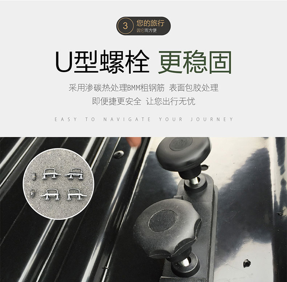【Direct from Manufacturer】Car luggage box with large capacity, SUV roof box, universal ultra-thin travel box
