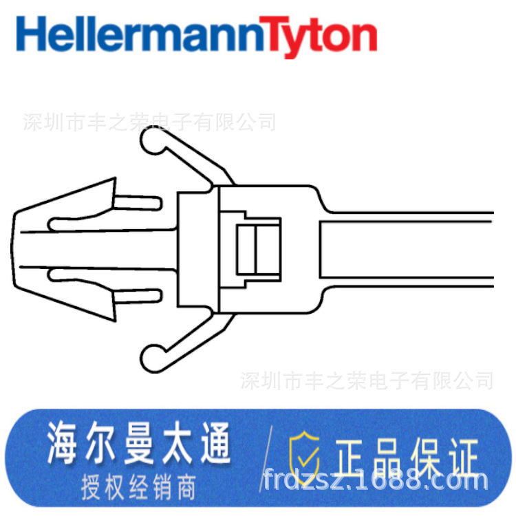 HELLERMANNTYTON������̫ͨ��ͷ1��ʽ�̶����� RT30SSF 115-00071