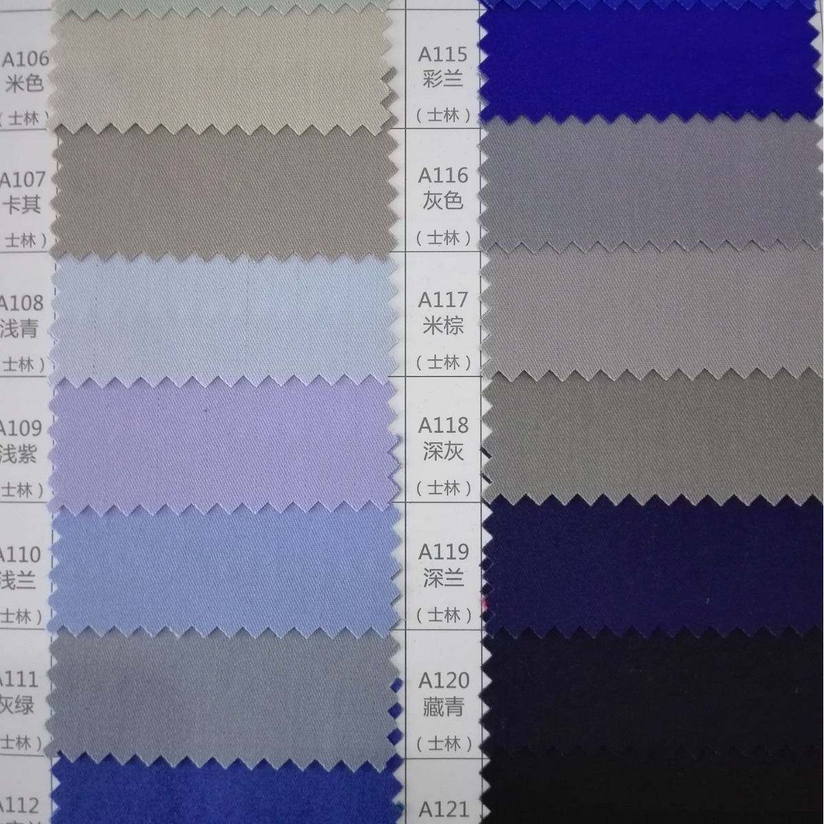 厂家直销耐久防静电防酸碱涤卡ＴＣ阻燃面料；2016.12860；欧盟；