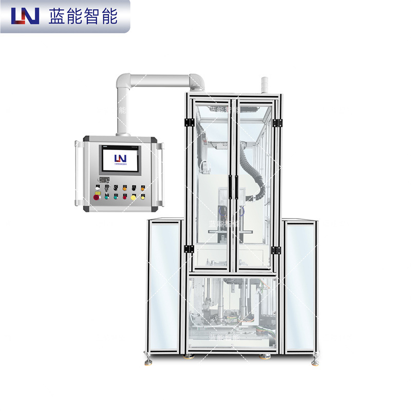 广州蓝能智能永磁同步电机定子编织线排线和铜凸耳焊接设备