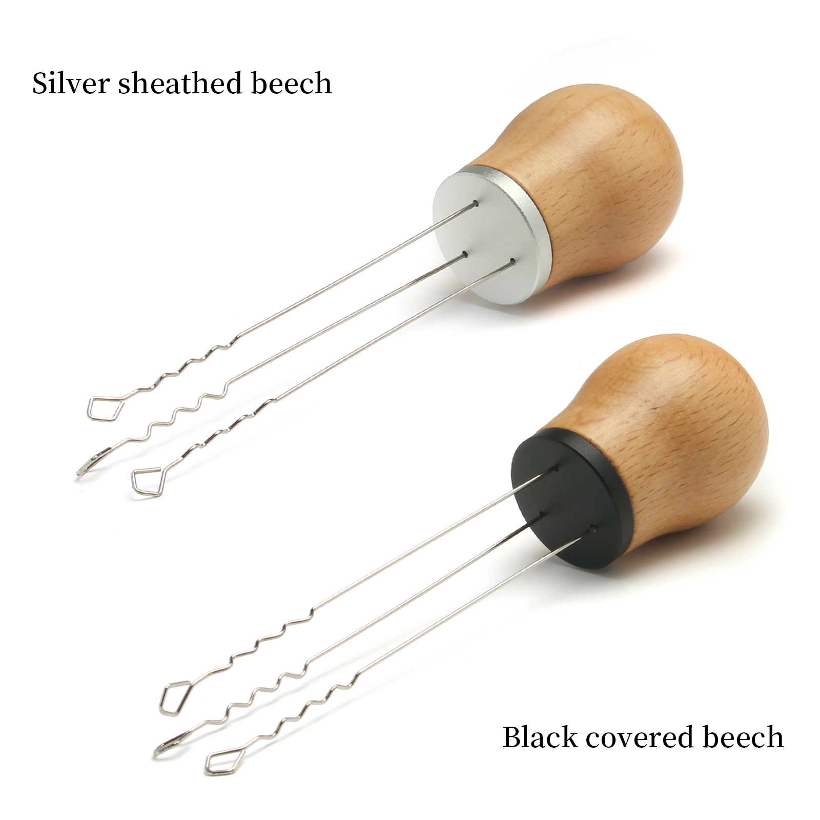 Cross-border coffee grounds needle espresso machine assistant agglomerator disintegrator stainless steel grounds needle