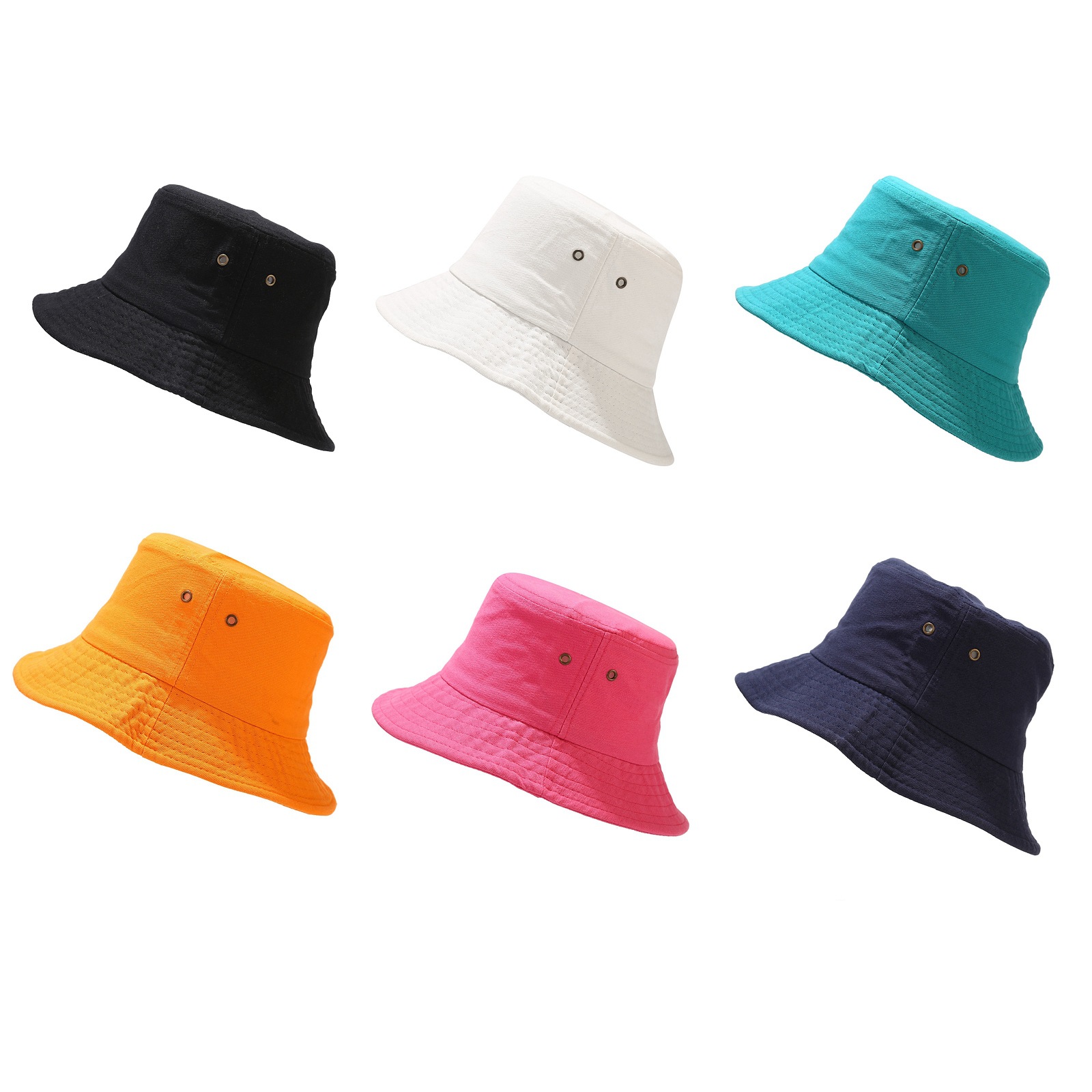 Amazon sombrero de pescador de moda de las mujeres de Europa y América nuevo retro simple algodón transpirable cuenca sombrero de los hombres de viaje sombrero para el sol