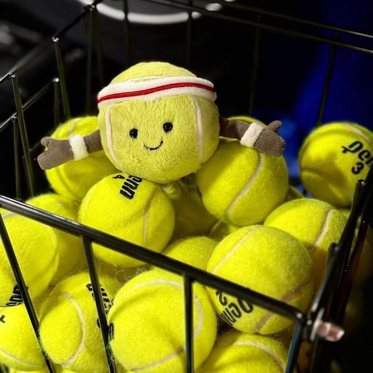tennis plush cartoon doll