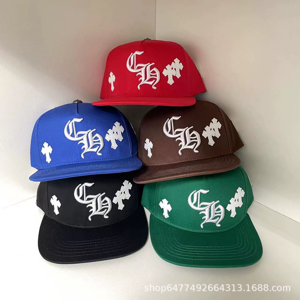 Трансграничный модный бренд внешней торговли Chrome Hearts, американская модная новая летняя шляпа от солнца для пары на складе
