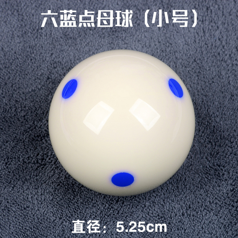 Six Blue Dot Crystal Mother Ball (Tomlet)