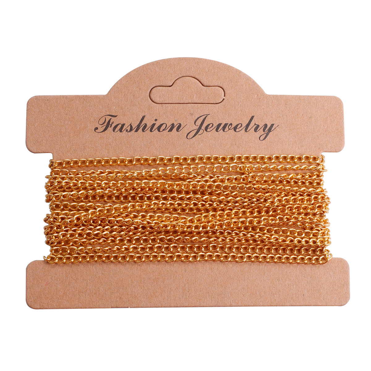 2,5mm 3,5mm cadena secreta plana hecha a mano DIY joyería collar pulsera 3 M cadena de hierro plateado 9 colores opcionales