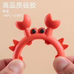 漫画シリコーンカニスパチュララックホームキッチンストーブこぼれ防止スプーンキッチン用品モバイル配置スパチュラ収納ラック
