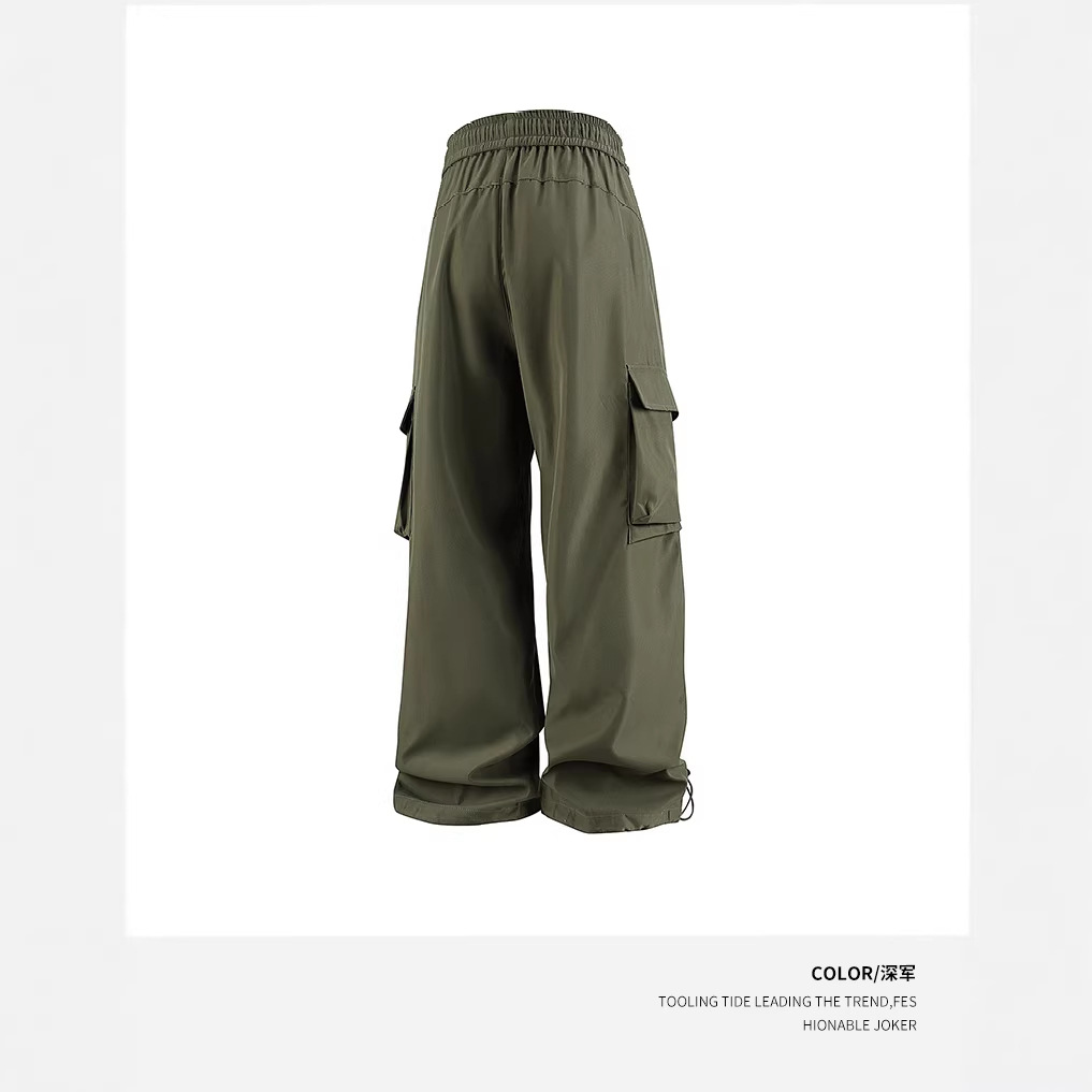 Men's cross-border work pants, spring and autumn men's outdoor straight leg casual windproof pants, outdoor sports trousers