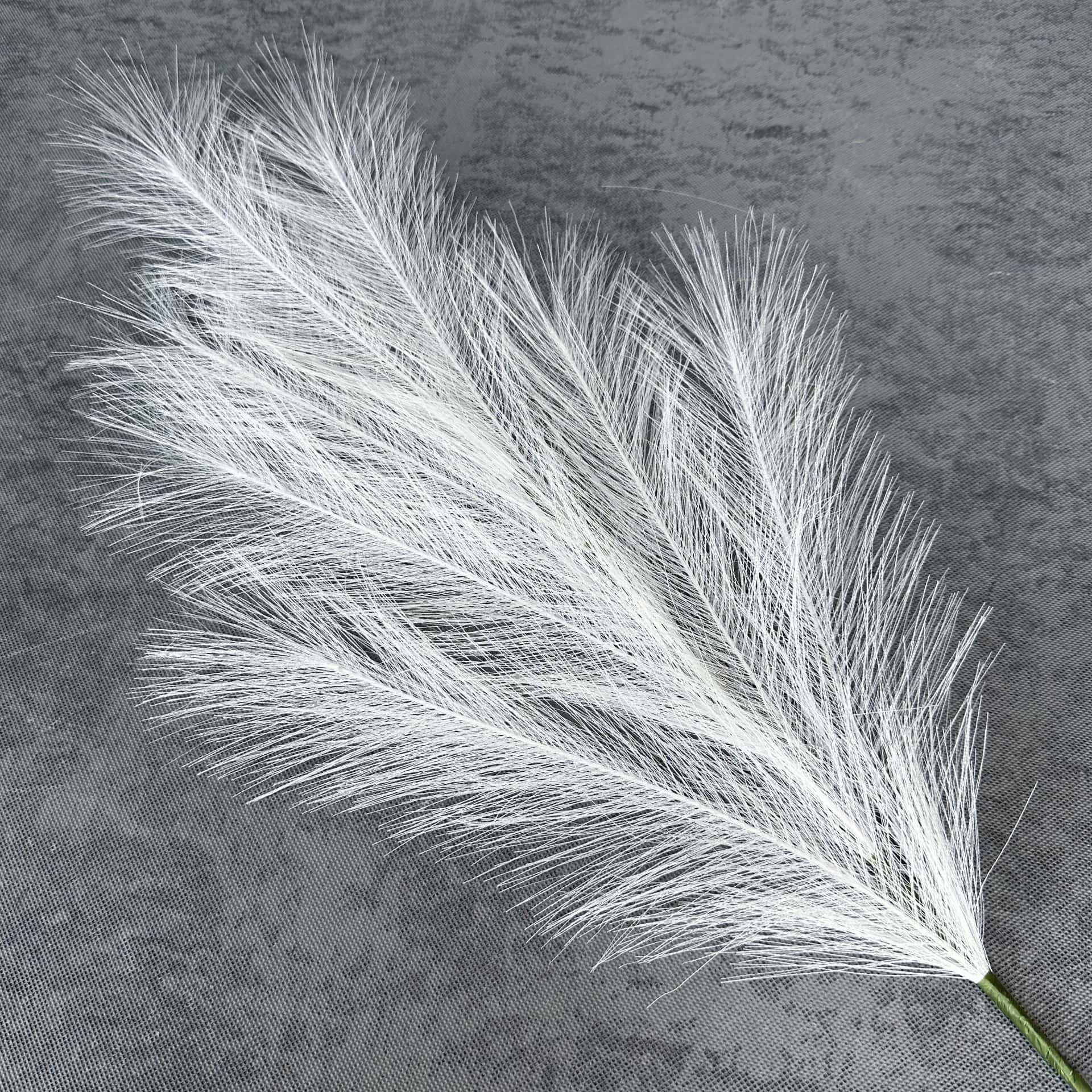 Simulación de 7 horquillas Pluma Flor eterna Decoración de la escena de la boda Decoración del hogar Hierba de junco de colores Decoración de flores falsas al por mayor