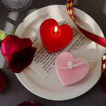 蜡烛浪漫手工摆件礼物家居作爱求婚生日情调形状纯手工心形氛小礼