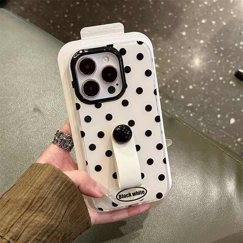 Simple ins Red love lunares para iPhone14 funda para teléfono móvil 15ProMax Apple 12/13 pareja 14PM