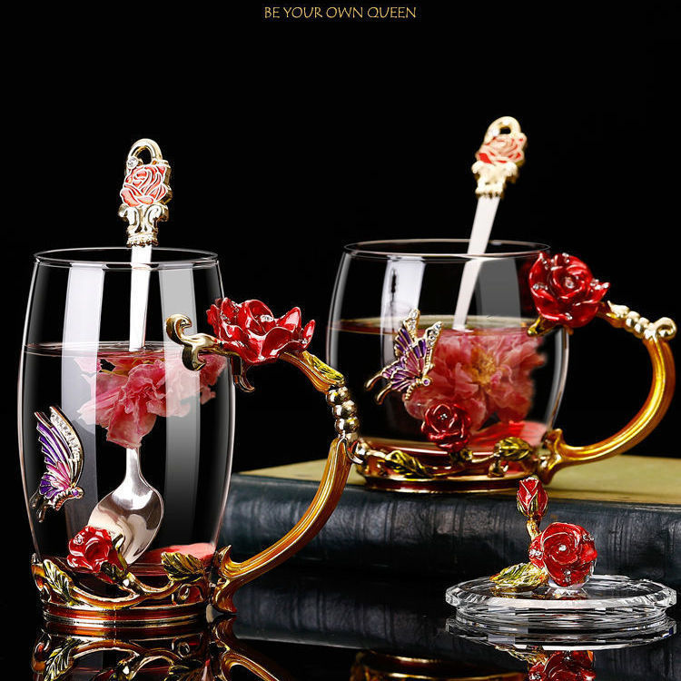 Vaso de vidrio tallado de mujer de estilo europeo, regalo creativo para el hogar, decoración del día de San Valentín, tazas de cubiertos, tazas de agua