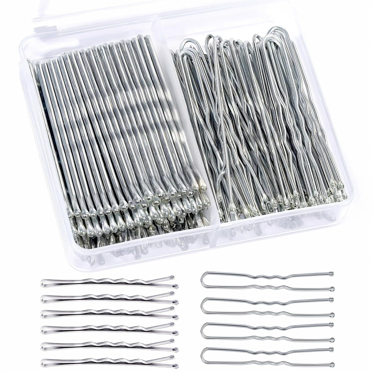 100pcs 실버 5.0+5.0