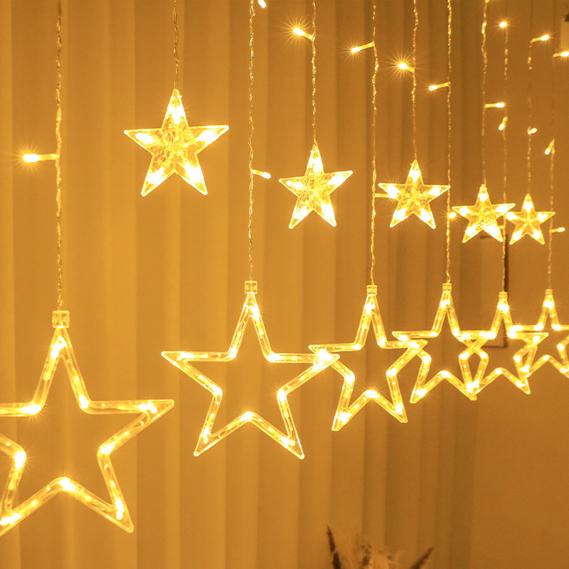 Led star lights small colored lights flashing lights string lights stars in the sky multi-occasion scene decoration room bedroom atmosphere layout