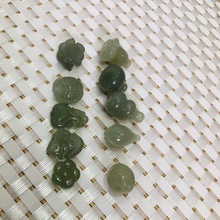 和田玉青海玉葫芦 玉兰花 莲蓬 铃铛 龟壳 喇叭花 兔子 花diy散珠