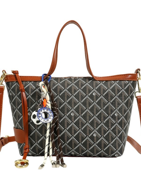 Bolsa de gran capacidad, nueva moda de viaje casual, bolso de hombro simple, moda europea y americana, bolso universal retro para mujeres.