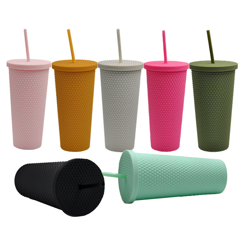 Spot double-layer plastic durian cup wit...