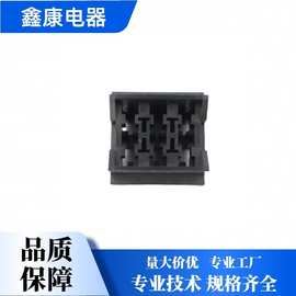 三联保险丝座 线束保险盒继电器座端子插头胶壳