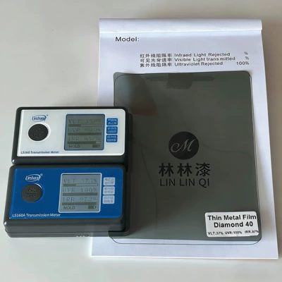 insulation, diamond 3mil explosion-proof safety film, Automotive Film - 50cm300cm-diamond-40-double-silver-metal-wire-3mil