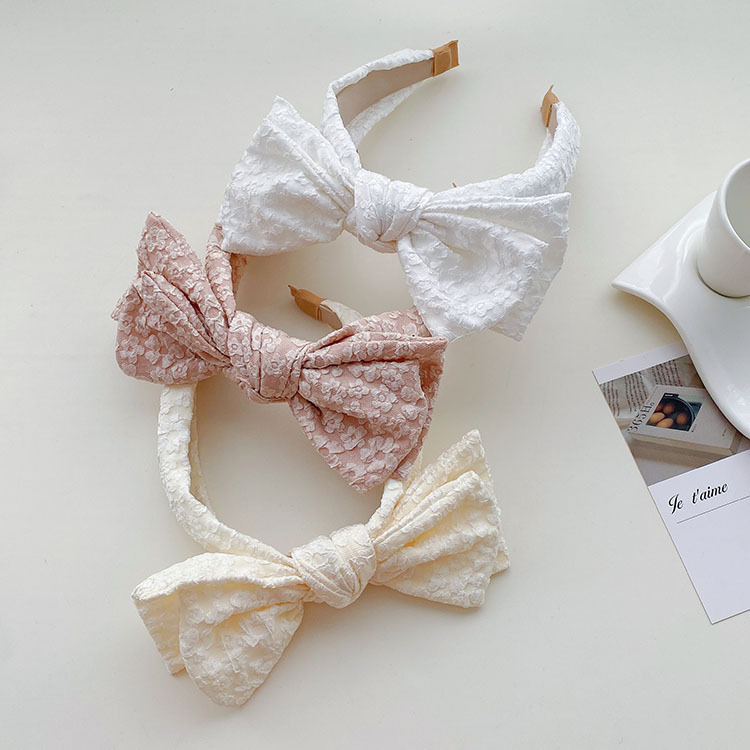 Fashion Bow Knot Cloth Handmade Hair Band 1 Piece display picture 2