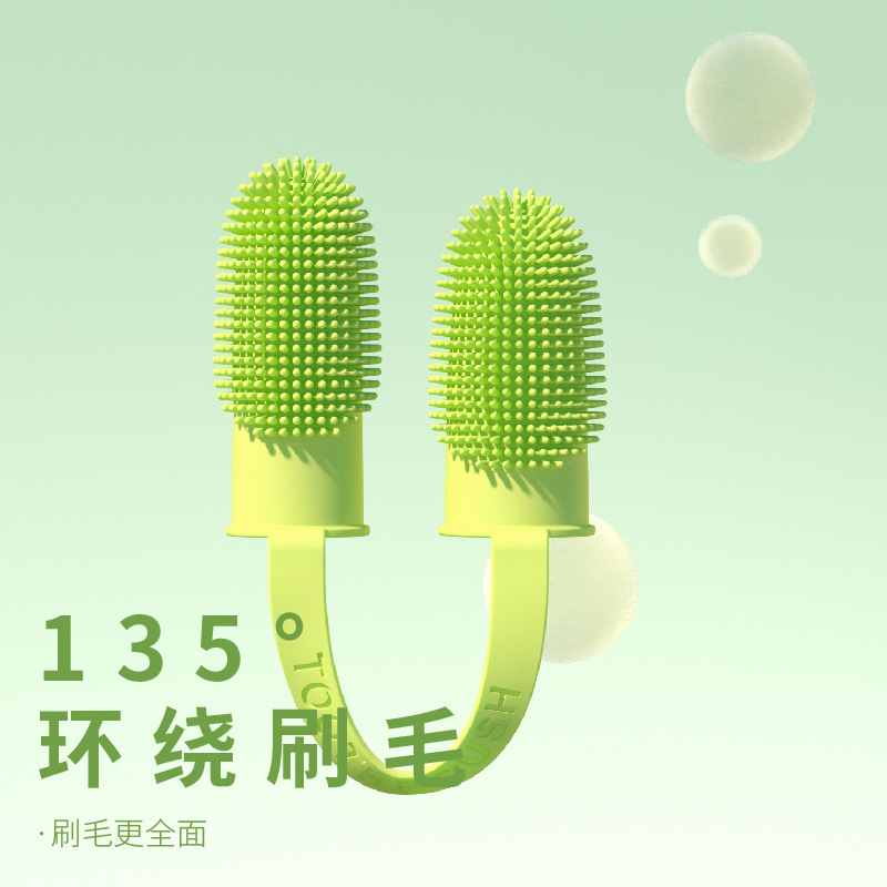 PET limpieza dientes silicona dedo conjunto cepillo de dientes en gatito piedra eliminación desodorante perro cepillado suministros orales