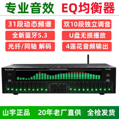プロフェッショナル EQ イコライザー Bluetooth 5.4 レシーバー光同軸デジタルオーディオデコード U ディスクフィーバープリアンププレーヤー