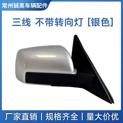 Reversing Mirror Assembly with Painted | Rear mirror/rearview mirror assembly - left-driver-3-wire-silver-without-turn-signal