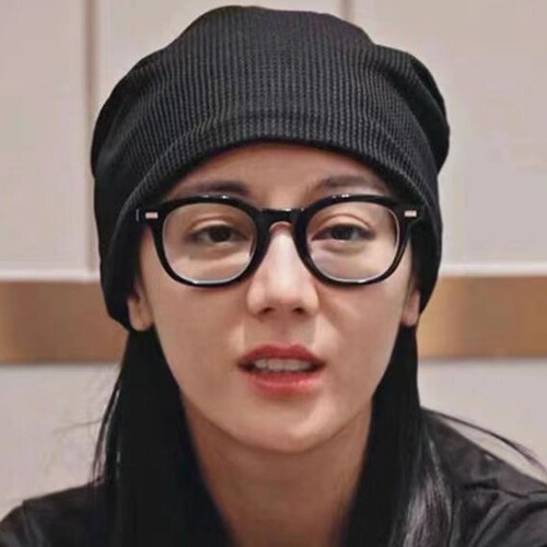 Full-frame anti-blue light black frame glasses for women, suitable for nearsightedness, with interchangeable lenses