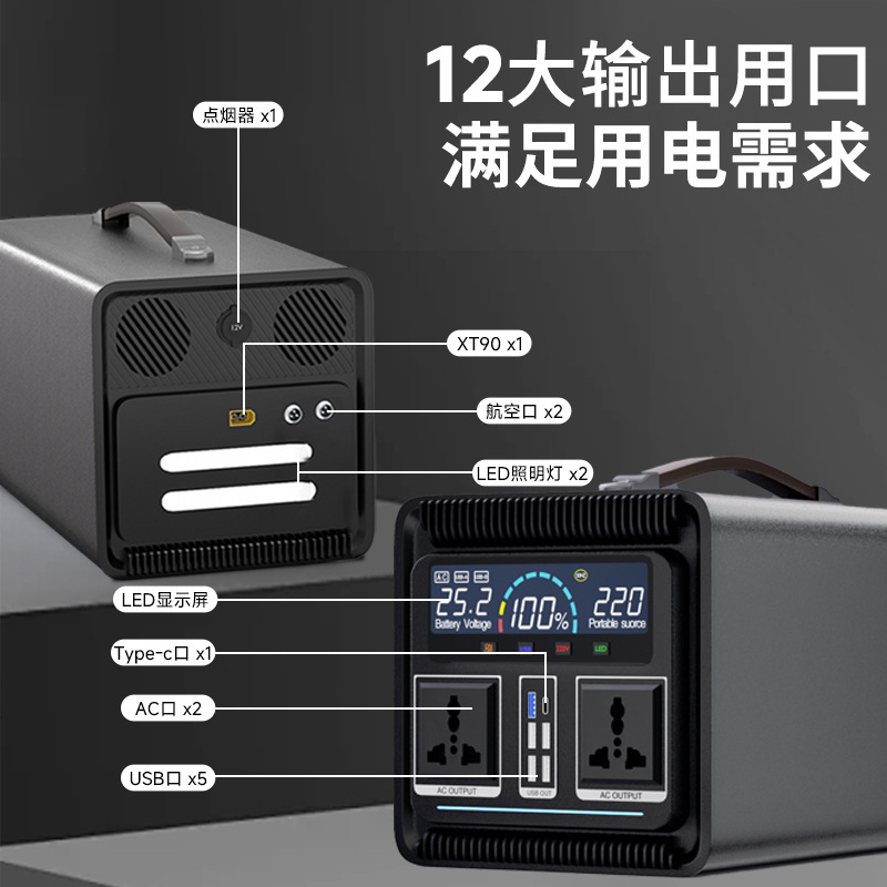 220V 屋外モバイル電源ポータブルキャンプ屋台自動運転旅行緊急家庭用太陽エネルギー貯蔵バッテリー|undefined