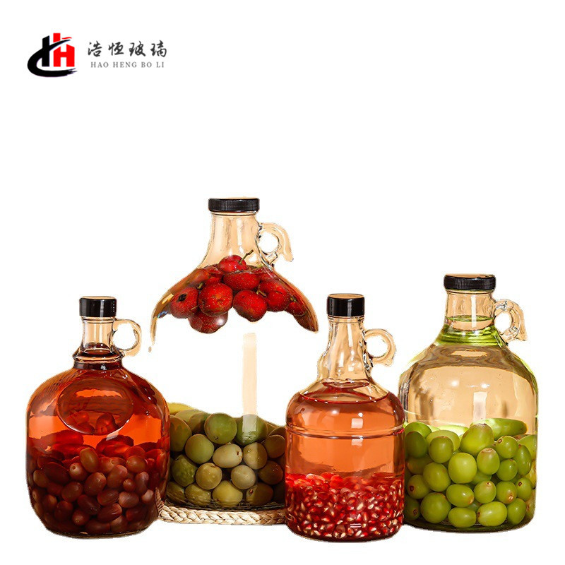 厂家直供加州酒瓶大号加州泡酒瓶子密封罐药酒果酒瓶葡萄加州酒瓶