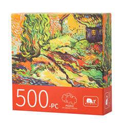 MINIWHAL Oil Painting Series 500-Piece and 1000-Piece Jigsaw Puzzles for Adults