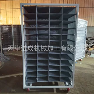 定制台车器具布袋布兜 周转车内衬帆布分格袋 料架工位器具绒布袋