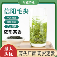メーカー卸売り信陽毛先ビール原料緑茶茶茶葉原産地2025新茶雨前若芽食糧茶