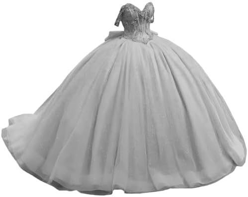 Vestido de noche de cola, top de tubo de un solo hombro, vestido de fiesta para adultos, vestido de princesa de hilo esponjoso, vestido de aplicación tridimensional
