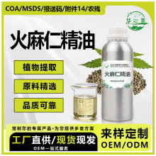 火麻仁精油 冷榨基础油 提取火麻籽油 植物精油  化妆品日化原料