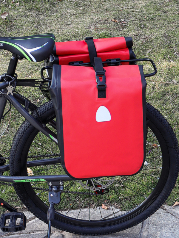 自転車テールバッグ、サイクリングバックパック、メンズ防水バッグ、乾湿分離クロスボディバッグ、ショルダーツールバッグ、パニアバッグ、リアシートバッグ|undefined
