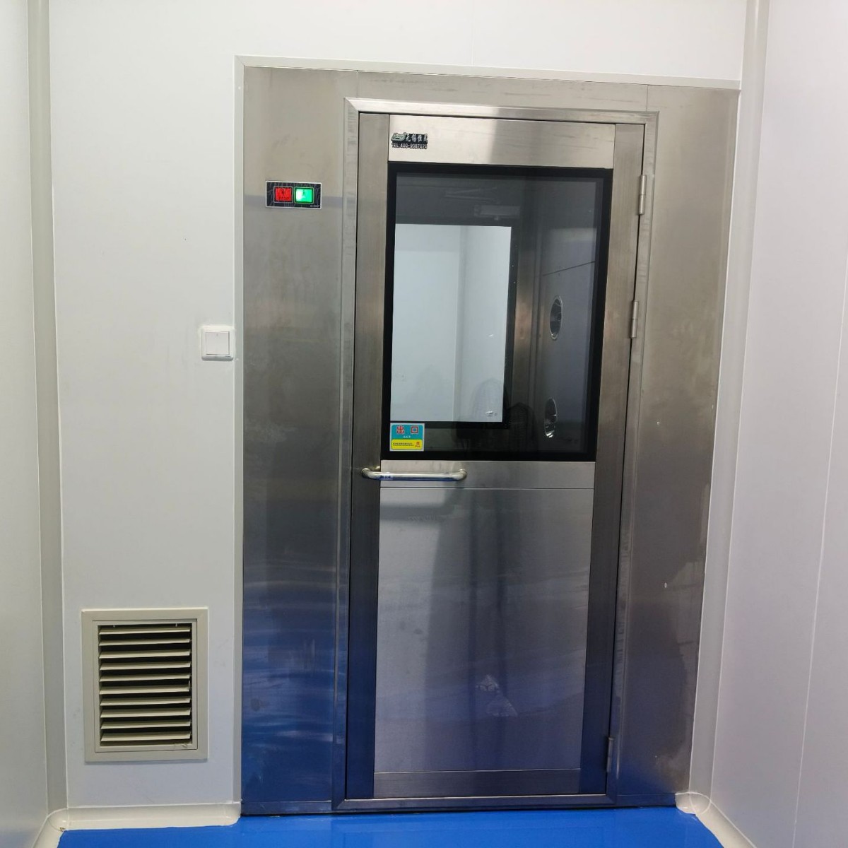 双人双吹风淋室 不锈钢多人快速风淋门 净化工程风淋室源头厂家