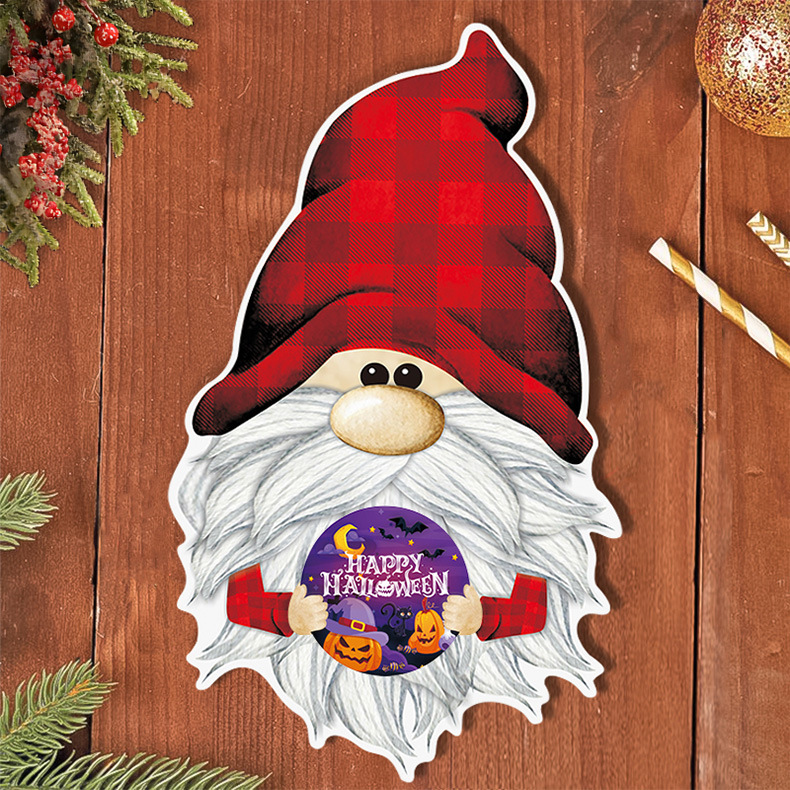 Christmas Santa Claus Wood Party Hanging Ornaments display picture 1