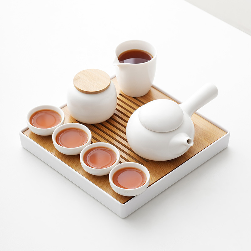 All-Season Hotel Tea Set, Same Style Portable Travel Tea Set, Home Kung Fu Tea Set, Small Set Gift, Logo Printable