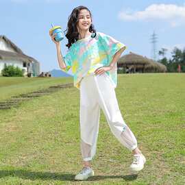 童装女童夏季套装2026新款洋气中大童儿童时髦夏装女孩两件套夏款