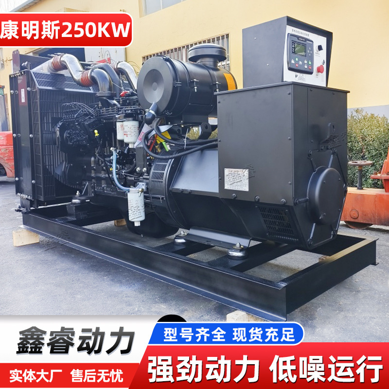 カミンズ 250kw サイレント発電機セット学校オフィスビル緊急バックアップ建設生産一般的に使用される電源|undefined